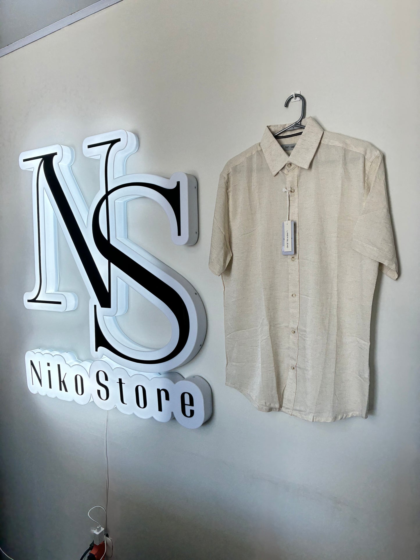 Camisa Hombre Lino Salt Earth