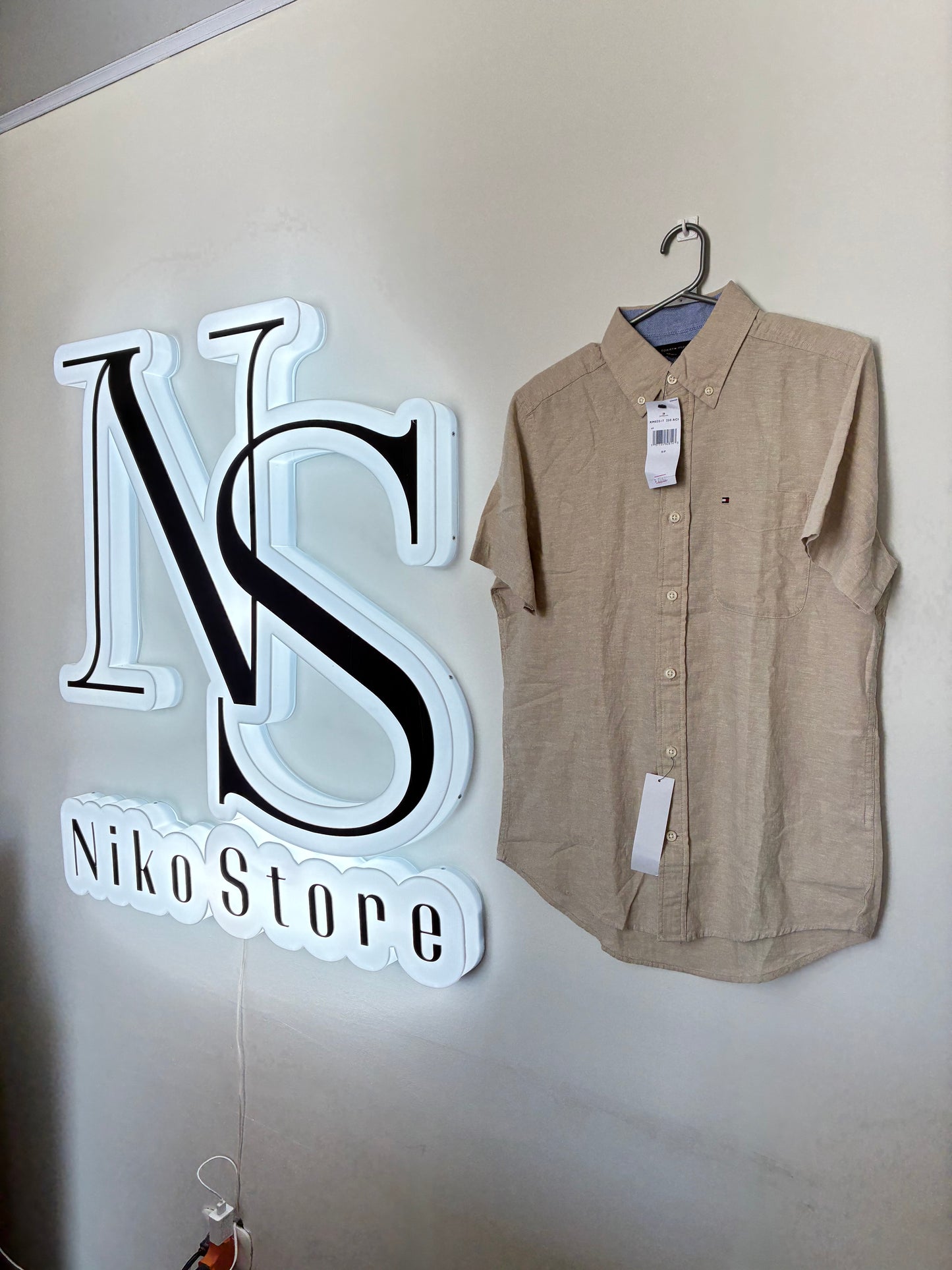 Camisa Hombre Lino Tommy Hilfiger