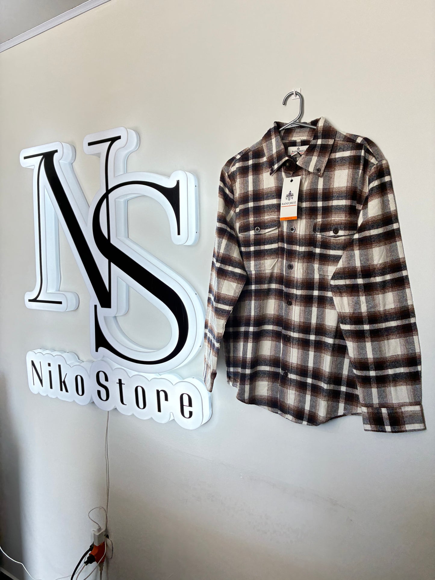 Camisa Hombre a cuadros RainForest