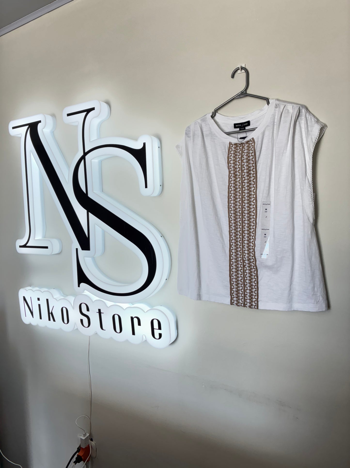 Blusa Dama Blanca Nautica