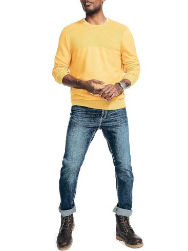 Buzo Náutica de punto trenzado liso para hombre Talla M