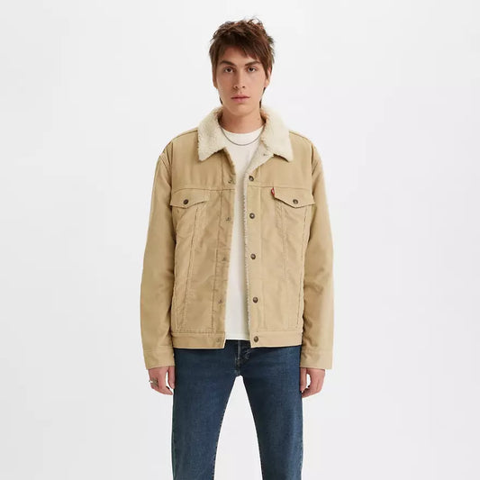 Chaqueta Trucker De Pana Type iii Sherpa