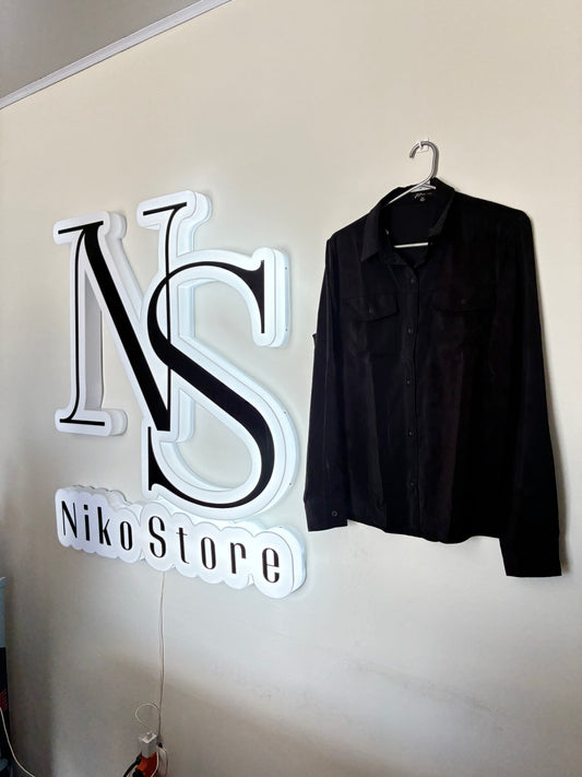 Camisa Dama Negra Blashe