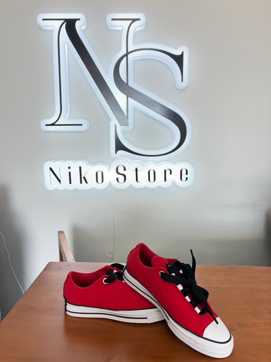 Zapatos converse rojos