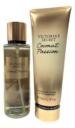 Victoria´s Secret. Combo Coconut Passion. Mist 250 mL / + Loción Corporal 236 mL
