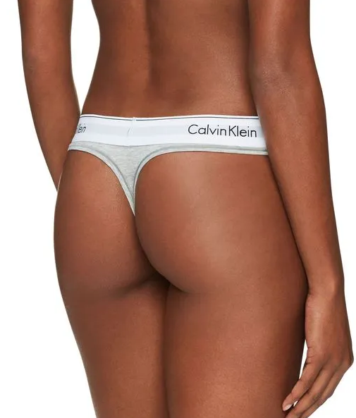Panties Pack x3 Algodón Tanga Mujer Calvin Klein